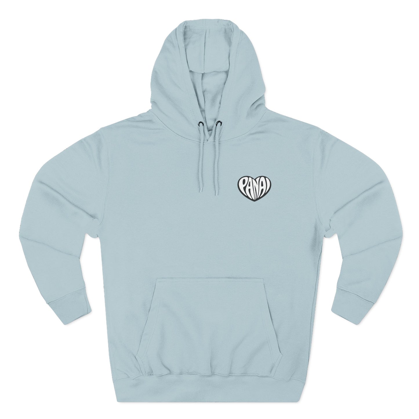 Three-Panel Fleece Hoodie