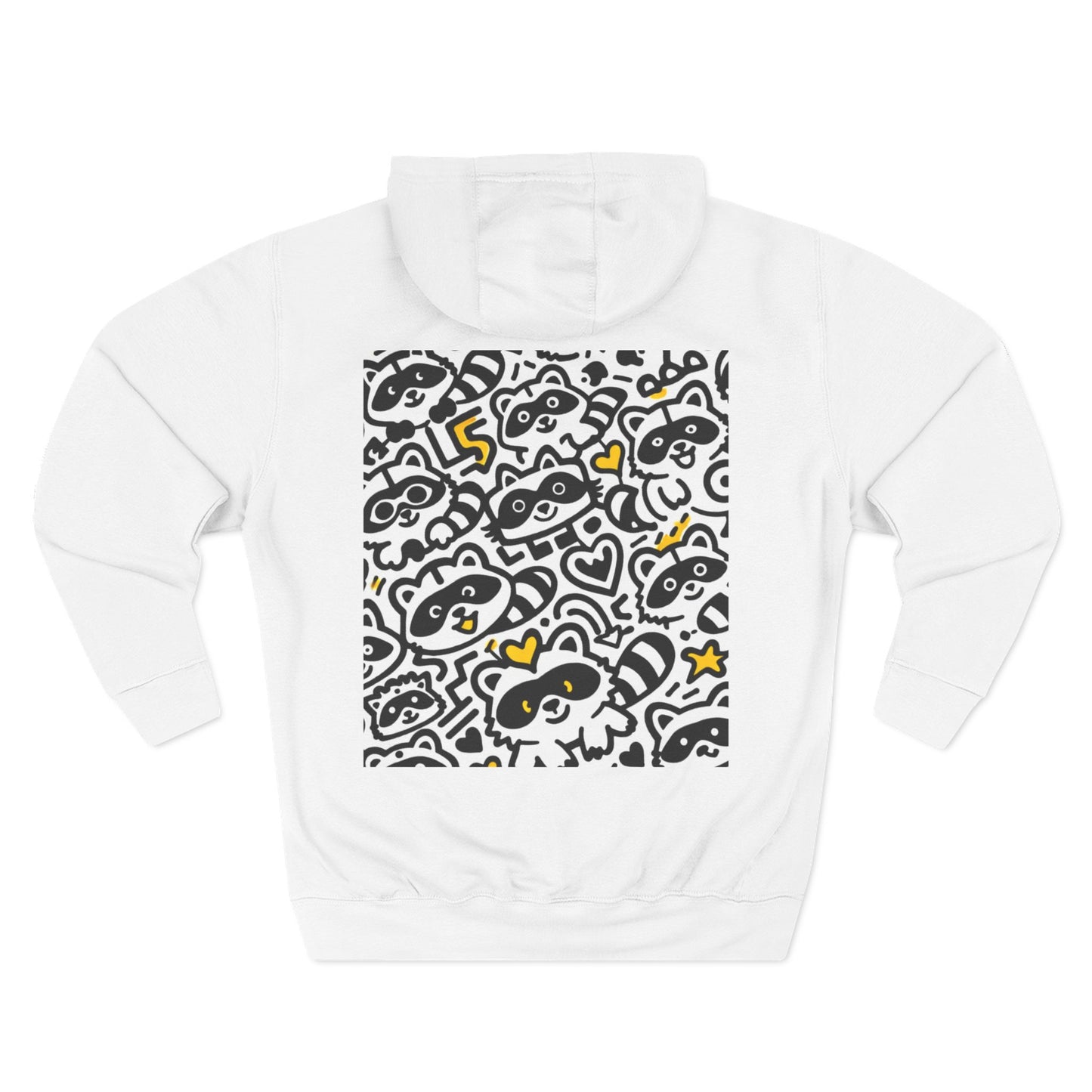 Three-Panel Fleece Hoodie